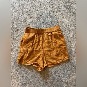 Burnt orange shorts